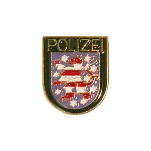 Pin Polizeiwappen Thüringen grün