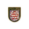 Pin Polizeiwappen Th&uuml;ringen gr&uuml;n