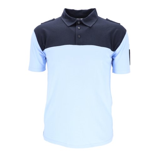 Dienst-Polo-Shirt 2-farbig mit Schultertunnel Gr&ouml;&szlig;e 2XL
