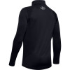 UA Tech 2.0 1/2 Zip Shirt Black Gr&ouml;&szlig;e M