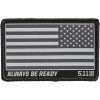 USA FLAG REV WOVEN PATCH 026 DOUBLE TAP