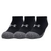 UA Adult HeatGear No Show Socks 3-Pack BLACK Gr&ouml;&szlig;e M