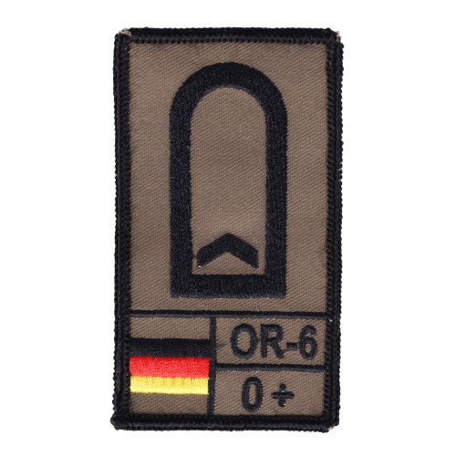 Blood-Rank-Patch Bundeswehr