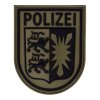 Rubberpatch Polizei Schleswig-Holstein - steingrau/oliv