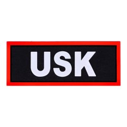 Rubberpatch USK rot