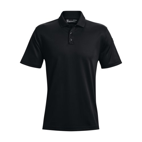 UA Tactical Performance Polo-Shirt 2.0 kurzarm Black Gr&ouml;&szlig;e XS
