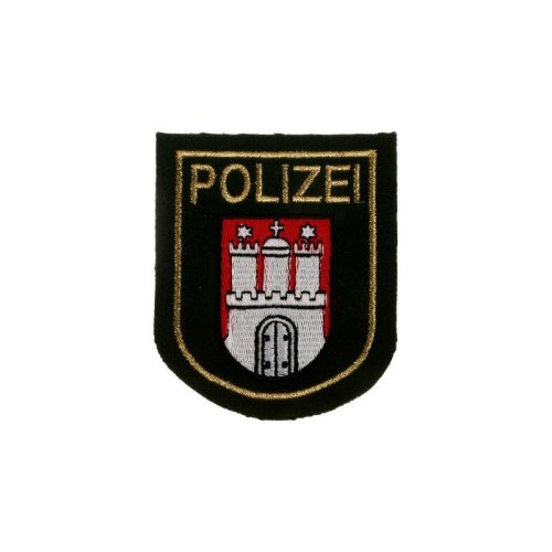 Abzeichen Polizei Hamburg gr&uuml;n (Jacke)