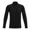 UA Trainingsoberteil Tech Zip-Shirt 2.0, 1/2 Zip black-dark grey
