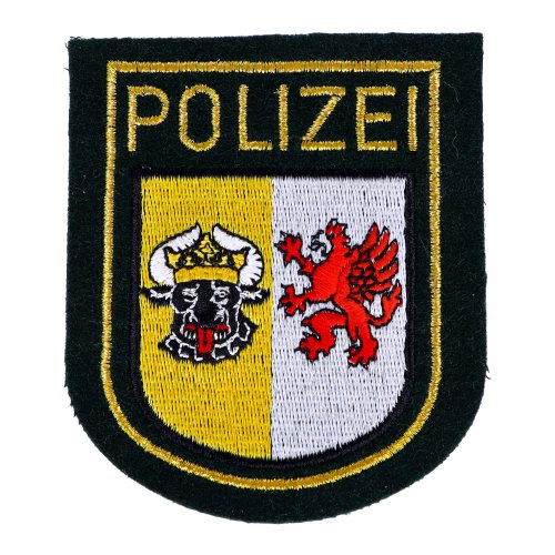 Abzeichen Polizei Mecklenburg-Vorpommern grün (Jacke)