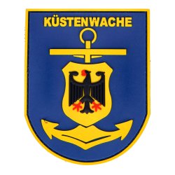 Abzeichen K&uuml;stenwache Zoll/Bundespolizei gummiert