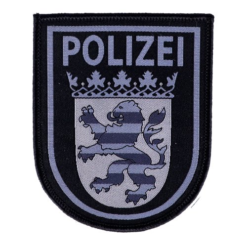 Abzeichen Polizei Hessen tarn gewebt