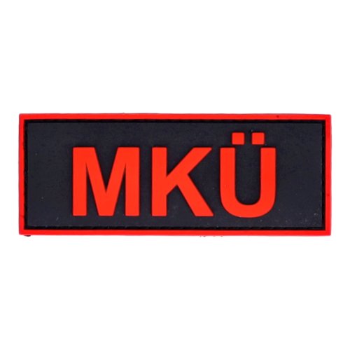 Rubberpatch MK&Uuml; Mobile Kontroll- und &Uuml;berwachungseinheit rot