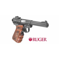 RUGER Mark IV Target 5,5&quot; br&uuml;niert, Target Holzgriff