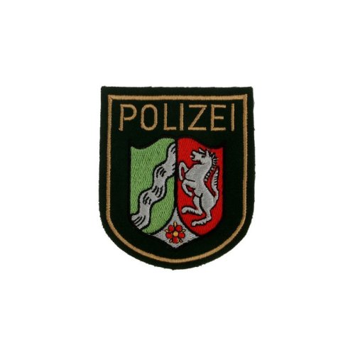 Abzeichen Polizei Nordrhein-Westfalen gr&uuml;n (Jacke)