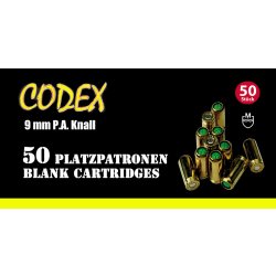 CODEX Platzpatronen 9mm PA Knall