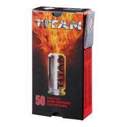 Perfecta Titan Platzpatronen 9mm P.A.K. (50er Pack)