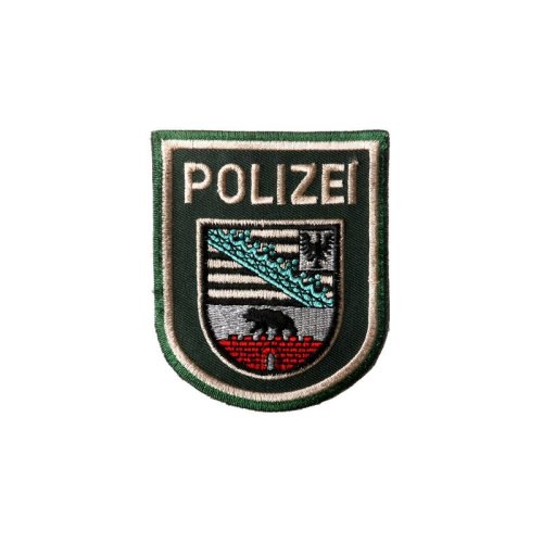Abzeichen Polizei Sachsen-Anhalt grün