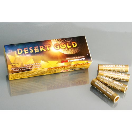 Zink Desert Gold 15mm (20er Schachtel)