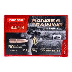 Norma Range & Training 8x57 IS (50er Pack)