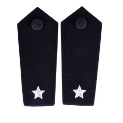 Schulterklappenen ZOLL 1 Stern silber