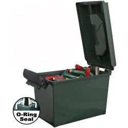 MTM Dry-Box Munitionsbox mit Scharnier dunkelgrün