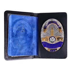 Badge LAPD Beverly Hills Police Officer mit Ausweismappe