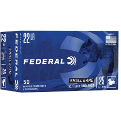 Federal Munition .22lr 25gr No.12 Lead Bird Shot (Schrot)