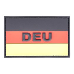 Rubberpatch Flagge Deutschland &quot;DEU&quot; 5 x 8cm...
