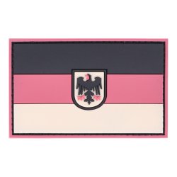 Rubberpatch Flagge Deutschland mit Bundesadler 5 x 8cm...