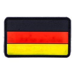 Rubberpatch L&auml;nderkennzeichnung farbig Deutschland