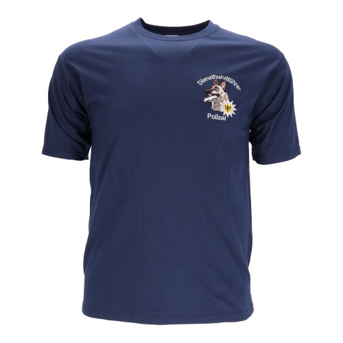 T-Shirt Diensthundef&uuml;hrer dunkelblau