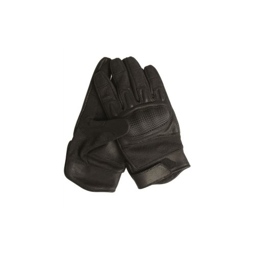 Einsatzhandschuhe Leder mit Hitzeschutz schwarz 2XL