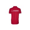 Polo-Shirt Rettungsdienst rot Aufdruckfarbe schwarz XS