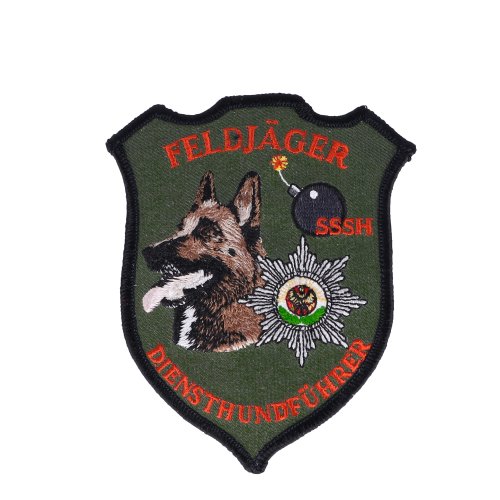 Aufnäher Bundeswehr Diensthundführer Feldjäger (SpSpH-Führer)