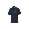 Polo-Shirt Rettungsdienst blau Aufdruckfarbe silber-reflektierend 3XL
