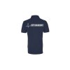 Polo-Shirt Rettungsdienst blau Aufdruckfarbe silber-reflektierend 5XL