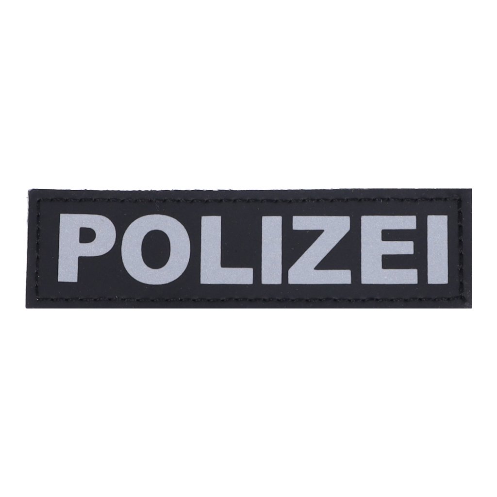 Aufkleber Sticker Schriftzug Polizei SCHWARZ oder SILBER