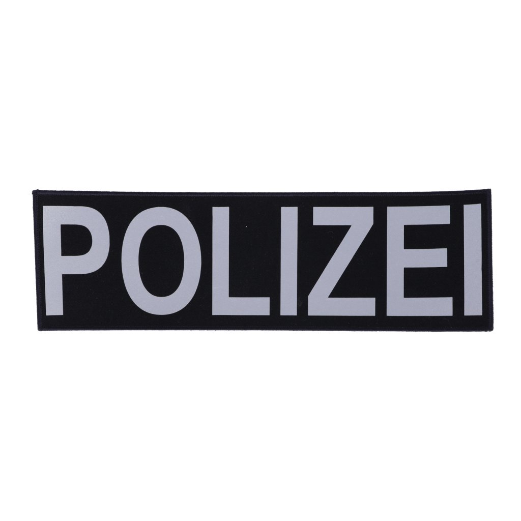 Polizei Rückenschild EINSATZTRAINING zum aufnähen ca 290x90mm sx326