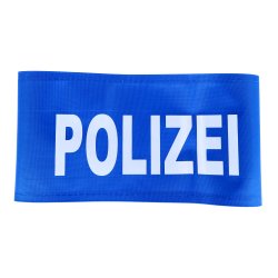 Armbinde Polizei blau