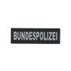 Schriftzug Bundespolizei gro&szlig; auf Klett / 16 x 5 cm