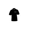 Polo-Shirt POLIZEI schwarz Aufdruckfarbe silber-reflektierend 2XL