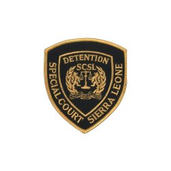 Abzeichen Special Court Sierra Leone Detention - groß
