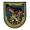 Abzeichen PD Stendal - Polizeischutzhund-F&uuml;hrer