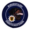 Abzeichen Diensthundf&uuml;hrer Bundespolizei Rottweiler blau