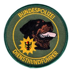 Abzeichen Diensthundf&uuml;hrer Bundespolizei Rottweiler...