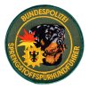 Abzeichen Sprengstoffsp&uuml;rhundf&uuml;hrer Bundespolizei Rottweiler gr&uuml;n
