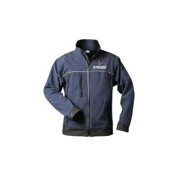 Softshelljacke Rettungsdienst navy Aufdruck Rettungsdienst 2XL