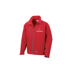 Softshelljacke Notarzt rot L